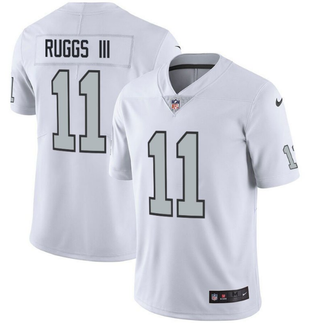 Men's Las Vegas Raiders #11 Henry Ruggs III White Color Rush Limited Stitched Jersey